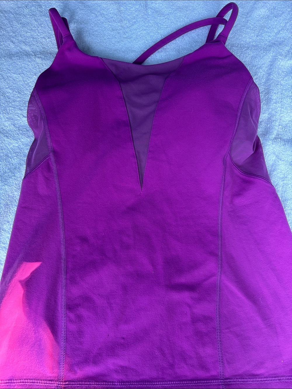 Lululemon Purple Strappy Athletic Dress - Picture 2 of 3